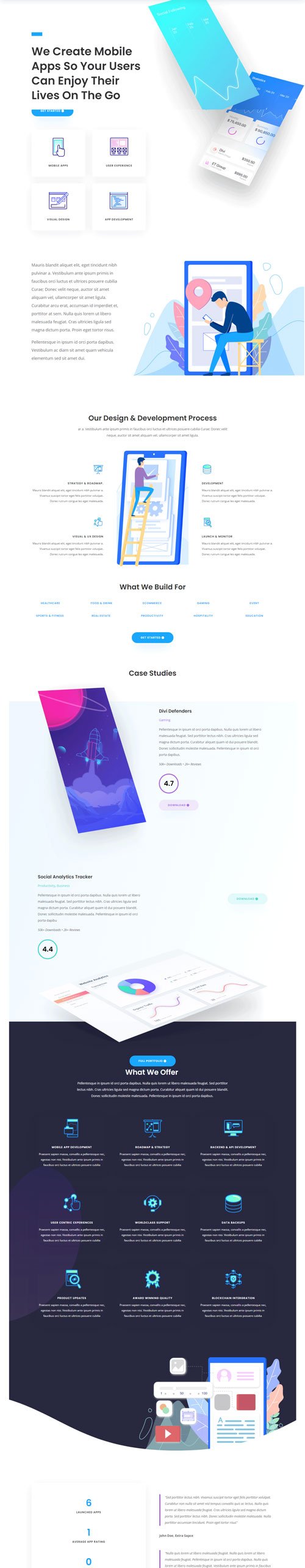 hellointech demo page desing agencyy landing page