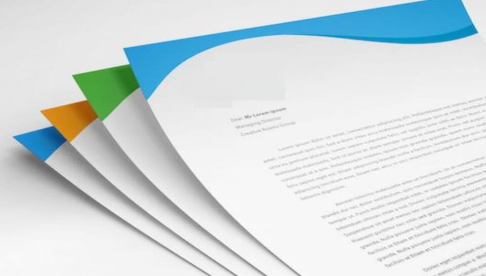Consistent Letterhead Design for IT Professionalism. Hello InTech