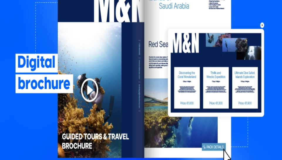 Introduce the impact of digital brochures in contemporary marketing. Hello InTech