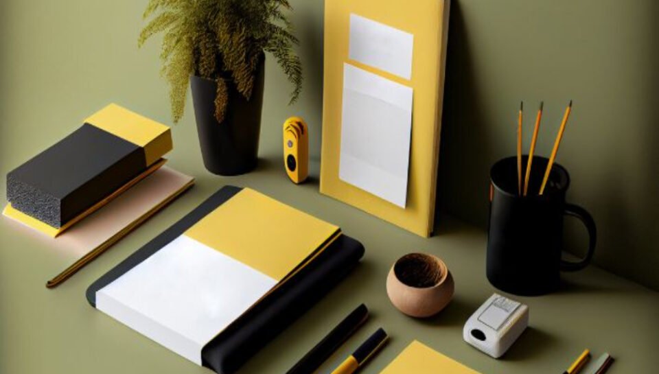 Detail the process of customizing stationery to reflect brand identity. Hello InTech