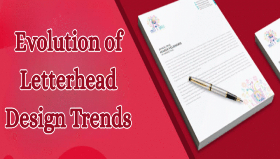 Briefly discuss the evolution of letterhead design trends. Hello InTech