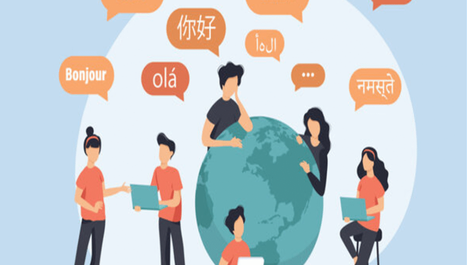 Describe the challenges of writing app content for multilingual users in India. Hello InTech